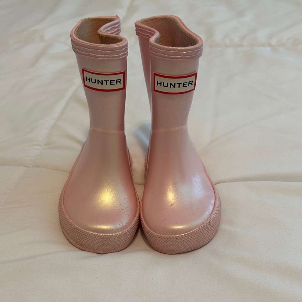 Hunter Blush Waterproof Boots